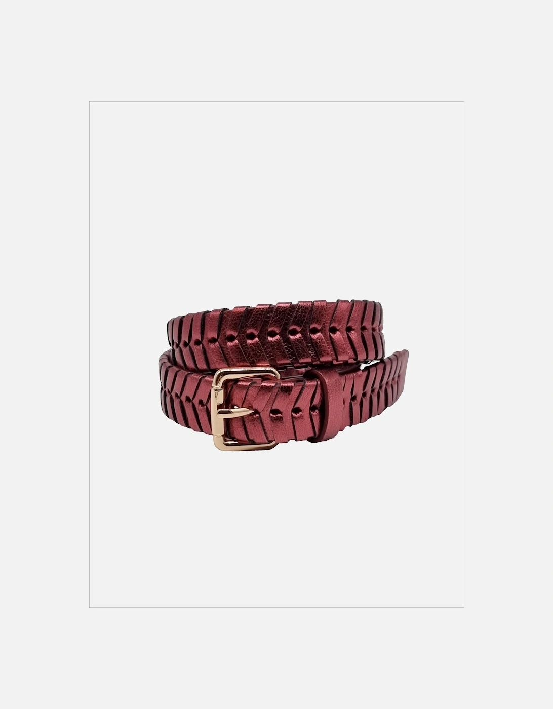 Bradley Woven Belt-Pink, 4 of 3