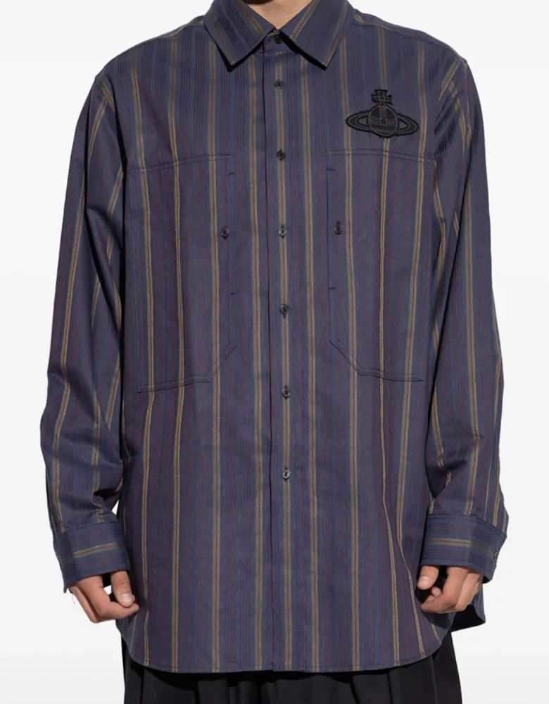 STRIPE OVERSHIRT
