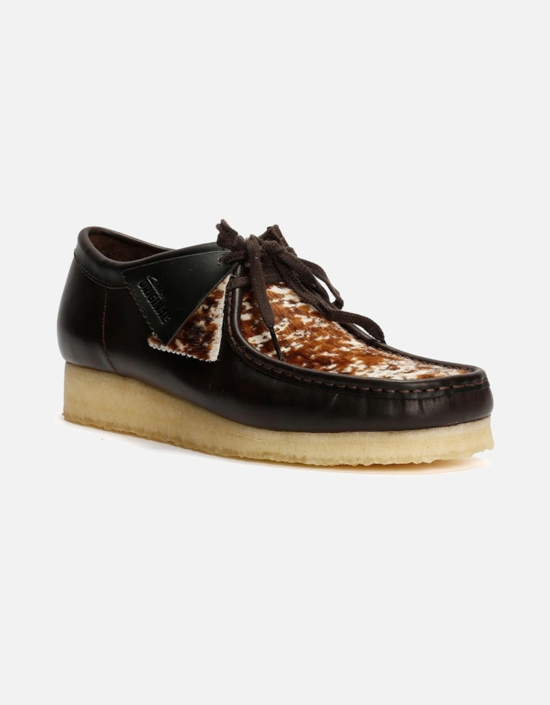 Originals Wallabee Cow Print Leather Men's Brown Shoes