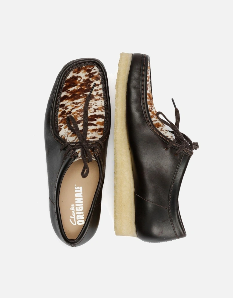 Originals Wallabee Cow Print Leather Men's Brown Shoes