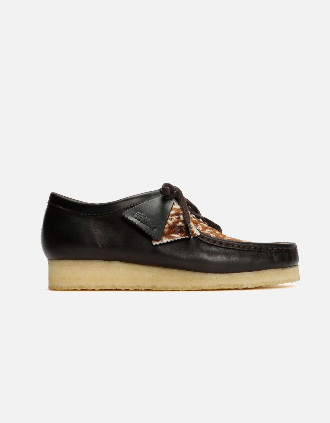 Originals Wallabee Cow Print Leather Men's Brown Shoes