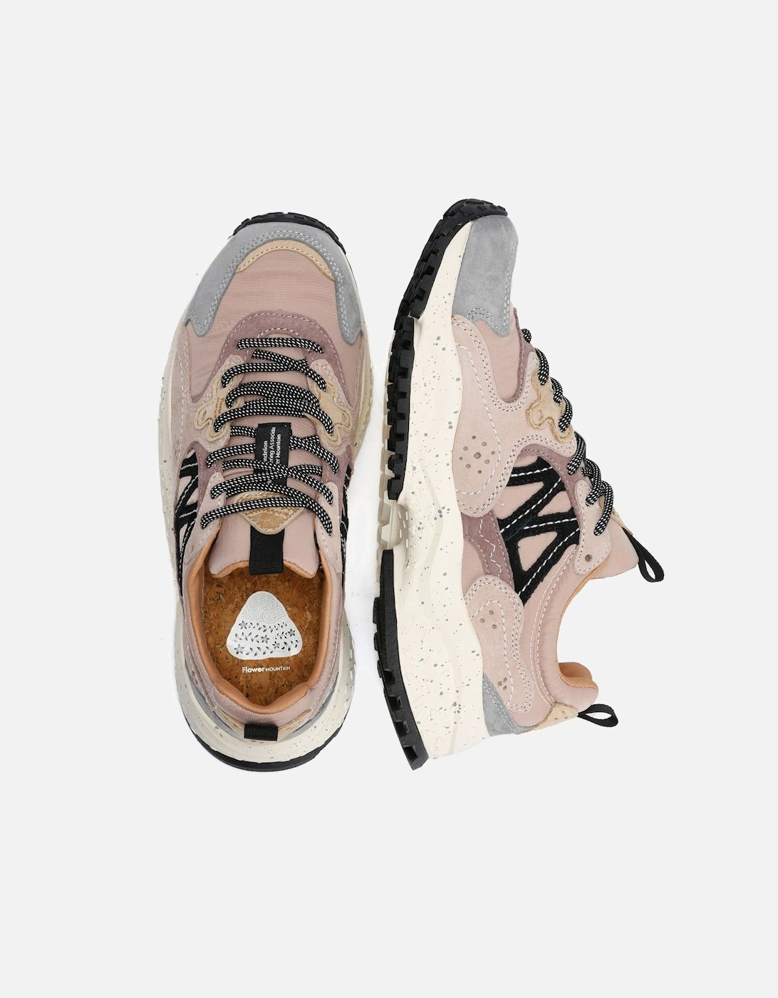 Solin Women's Grey/Soft Pink Trainers