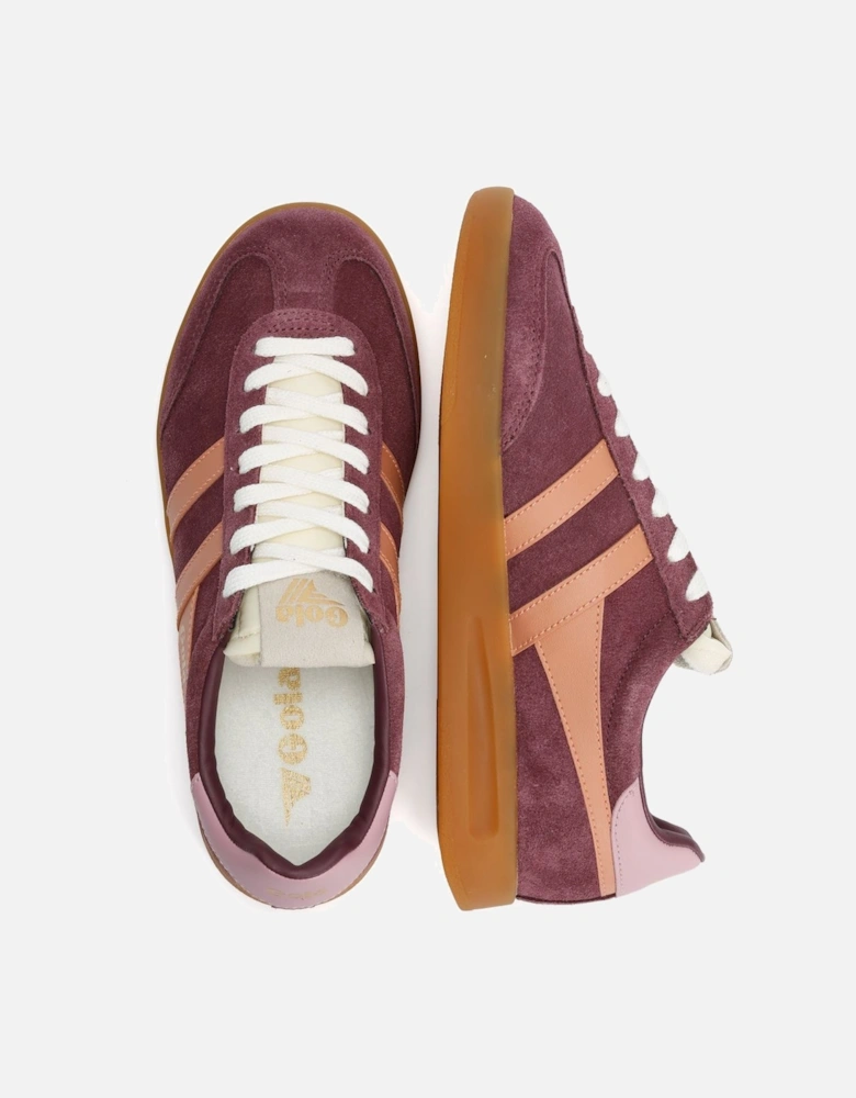 Cyclone Suede Women's Windsor Wine/Terracotta/Candy Trainers