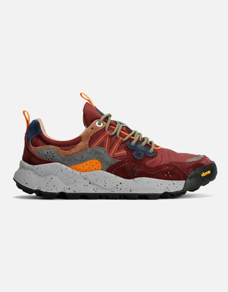 Yamano 3 Perfomance Grey/Burgundy Trainers
