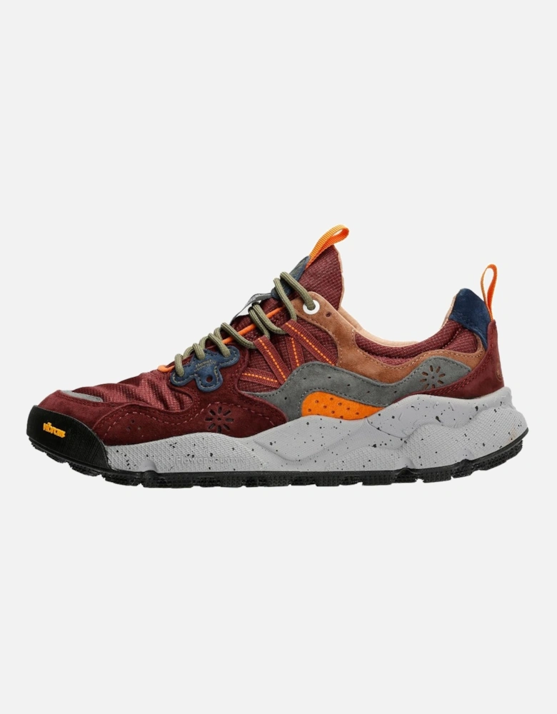 Yamano 3 Perfomance Grey/Burgundy Trainers
