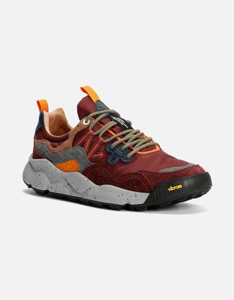 Yamano 3 Perfomance Grey/Burgundy Trainers