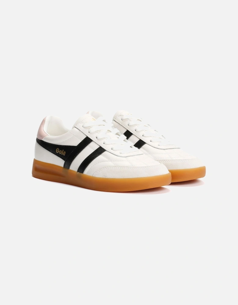 Stadia Leather Women's White/Black/Chalk Pink Trainers