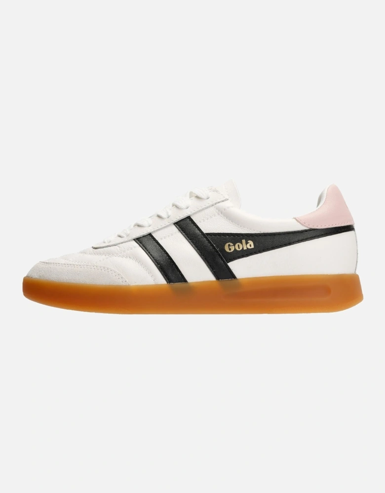 Stadia Leather Women's White/Black/Chalk Pink Trainers