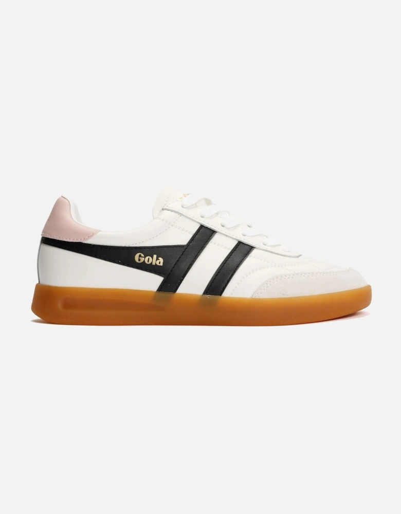 Stadia Leather Women's White/Black/Chalk Pink Trainers