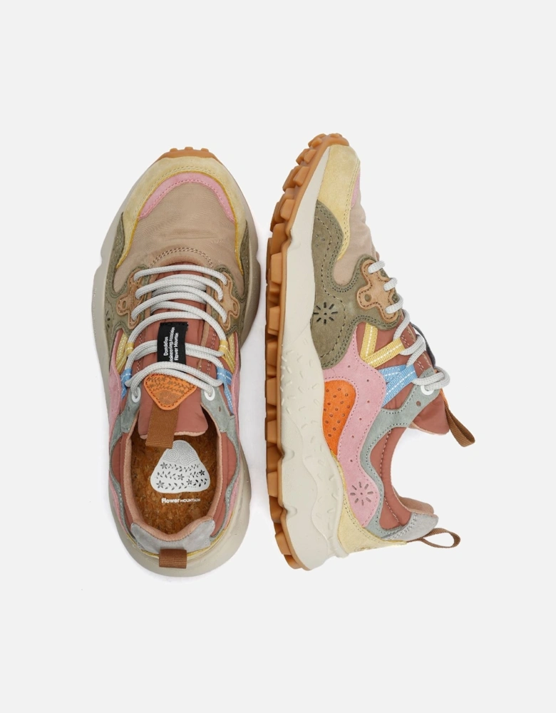 Yamano 3 Women's Yellow/Pink/Olive Trainers