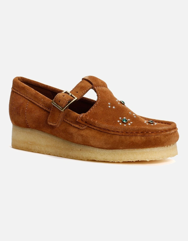 Originals Wallabee T Bar Suede Women's Brown Shoes