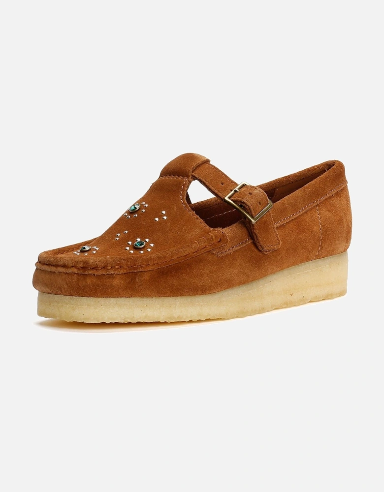 Originals Wallabee T Bar Suede Women's Brown Shoes