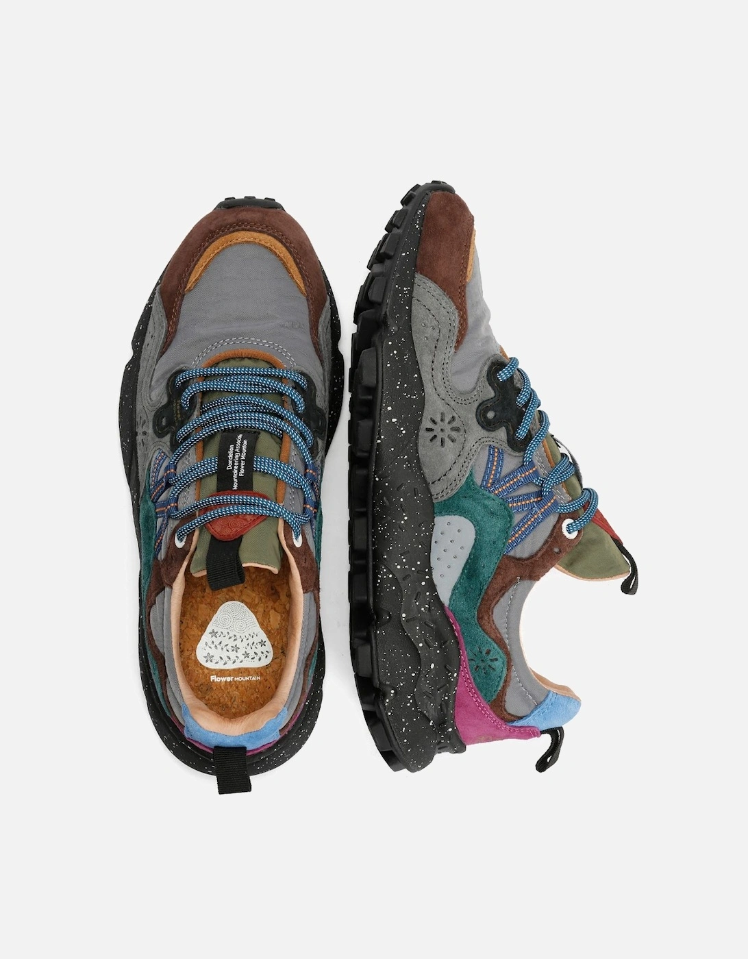 Yamano 3 Teal/Grey Trainers