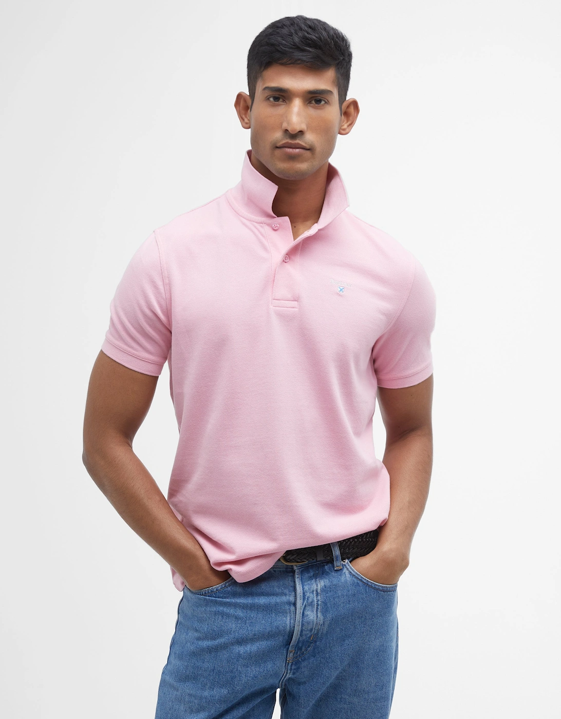 Mens Sports Polo Shirt - Pink, 2 of 1