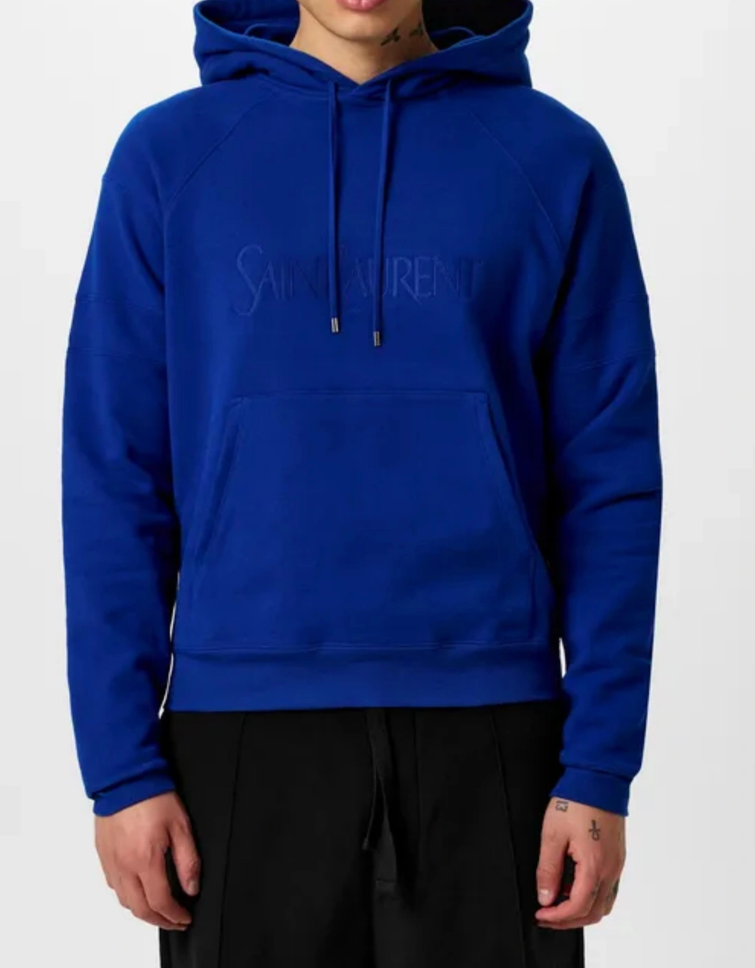 LOGO HOODIE BLUE