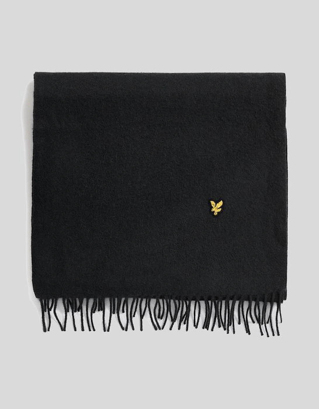 Lyle & Scott Lyle And Scott Men's Lambswool Blend Scarf - Black