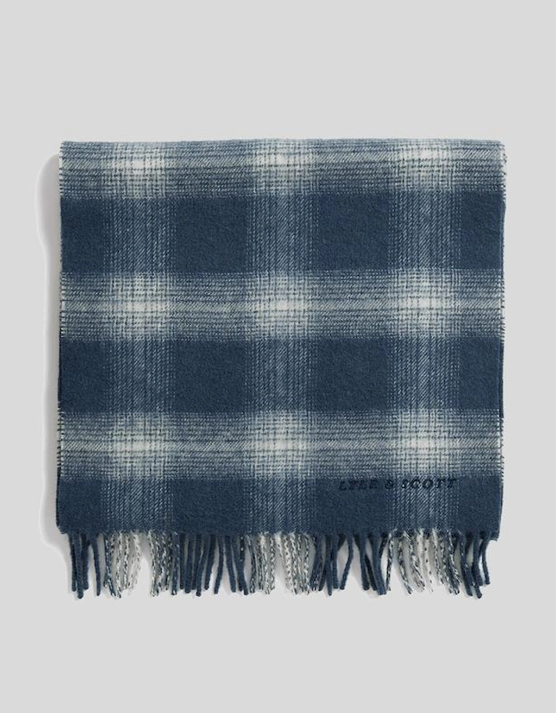 Tartan Check Lambswool Blend Scarf, 3 of 2