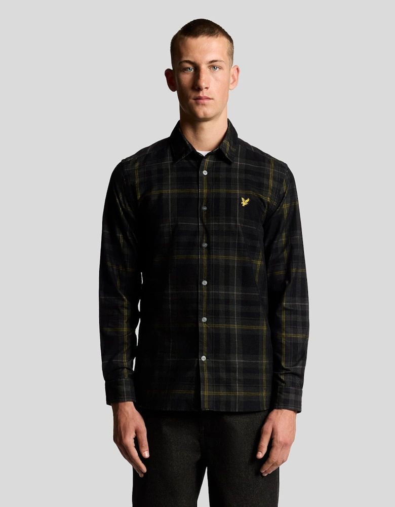 Tartan Check Corduroy Shirt