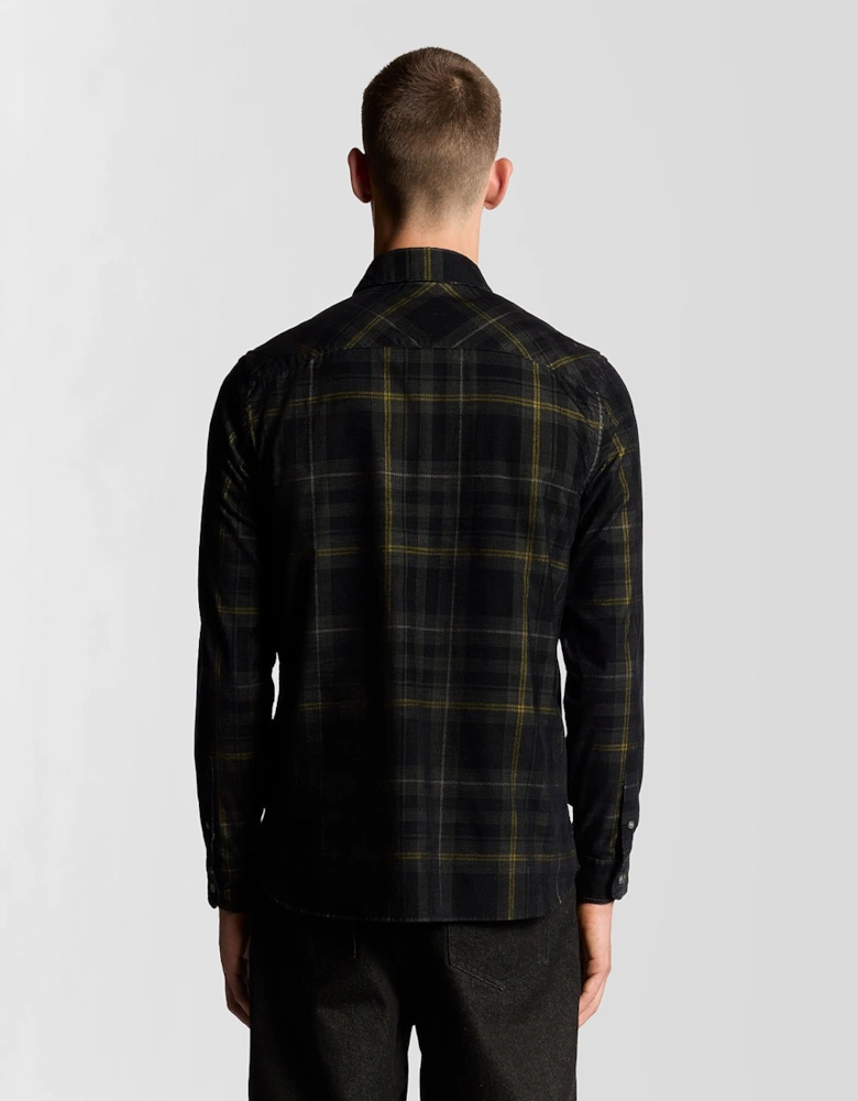 Tartan Check Corduroy Shirt