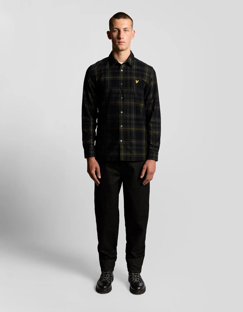 Tartan Check Corduroy Shirt