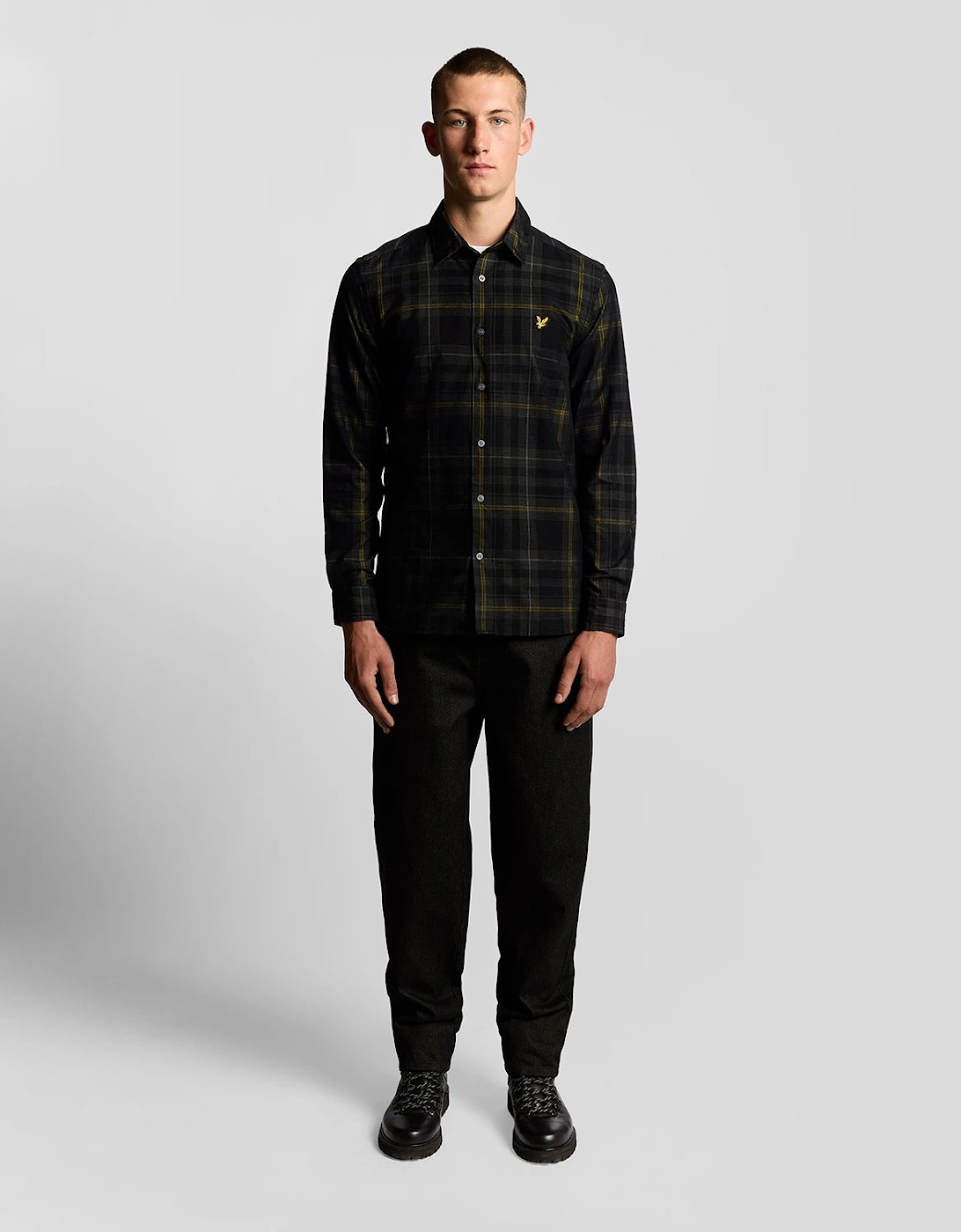 Tartan Check Corduroy Shirt