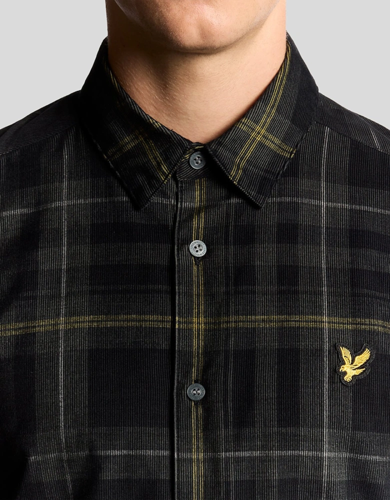 Tartan Check Corduroy Shirt