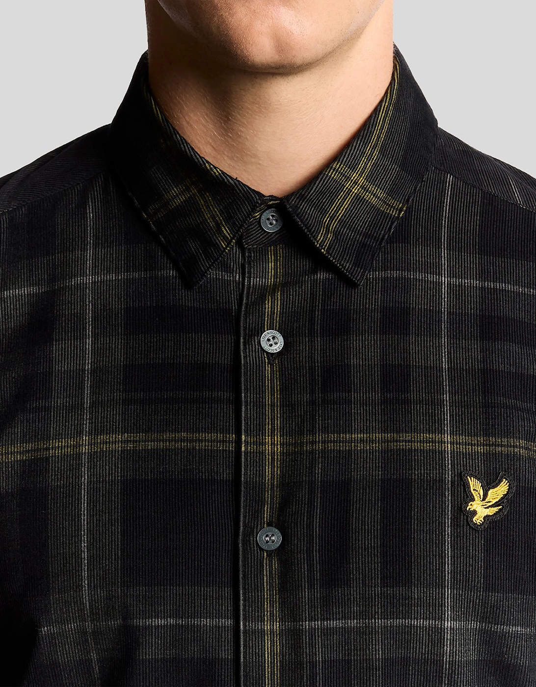 Tartan Check Corduroy Shirt