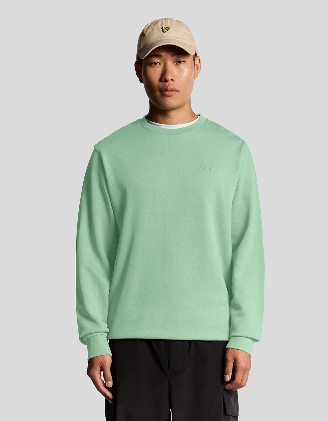Superfine Cotton Script Sweatshirt, 7 of 6