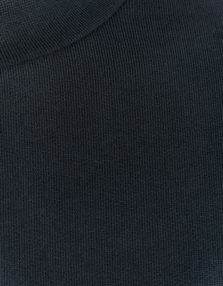 Half Raglan Sleeve Panneled Sweatshirt