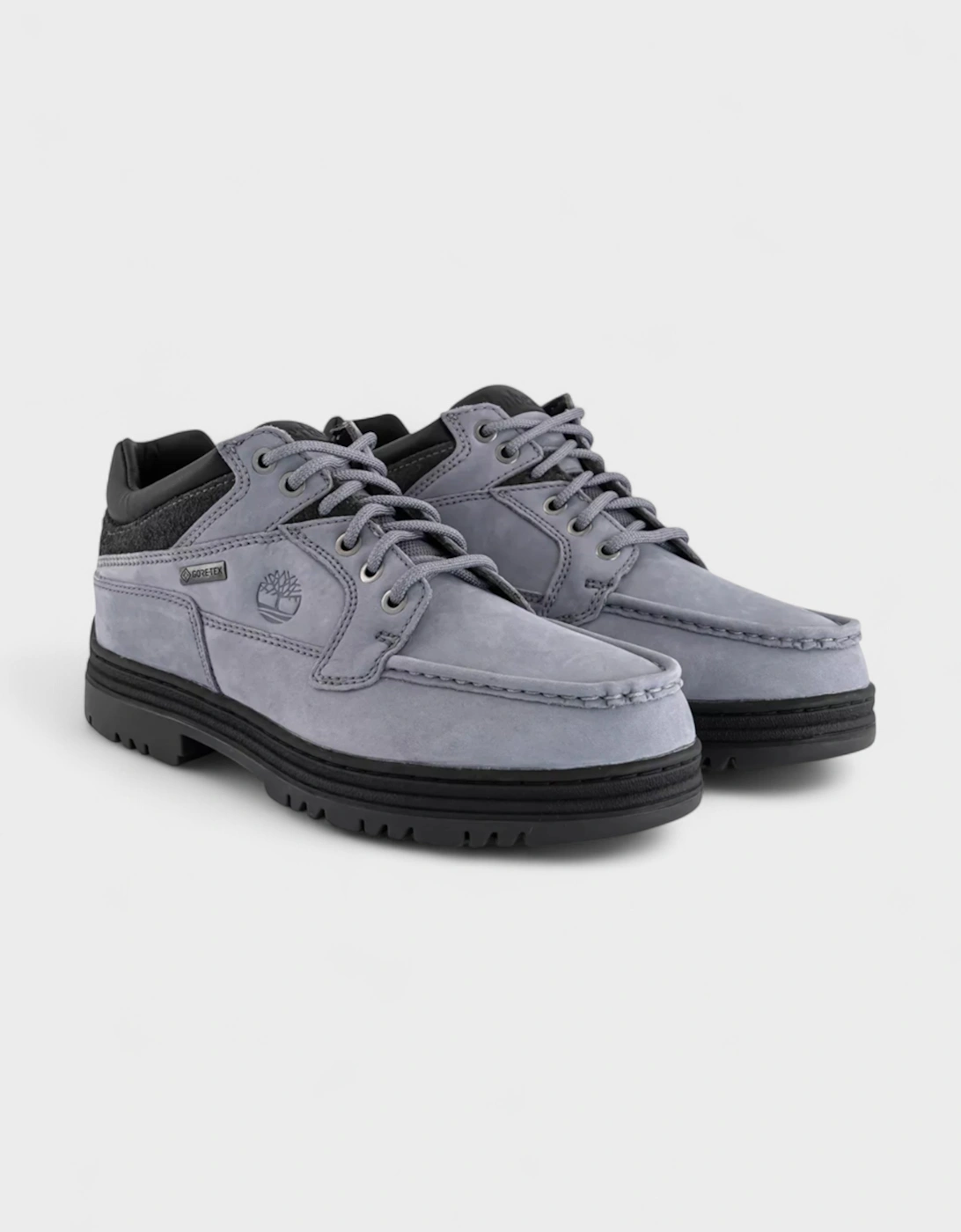 Moc Toe Mid Lace Up Gore-Tex Boots Purple Nubuck