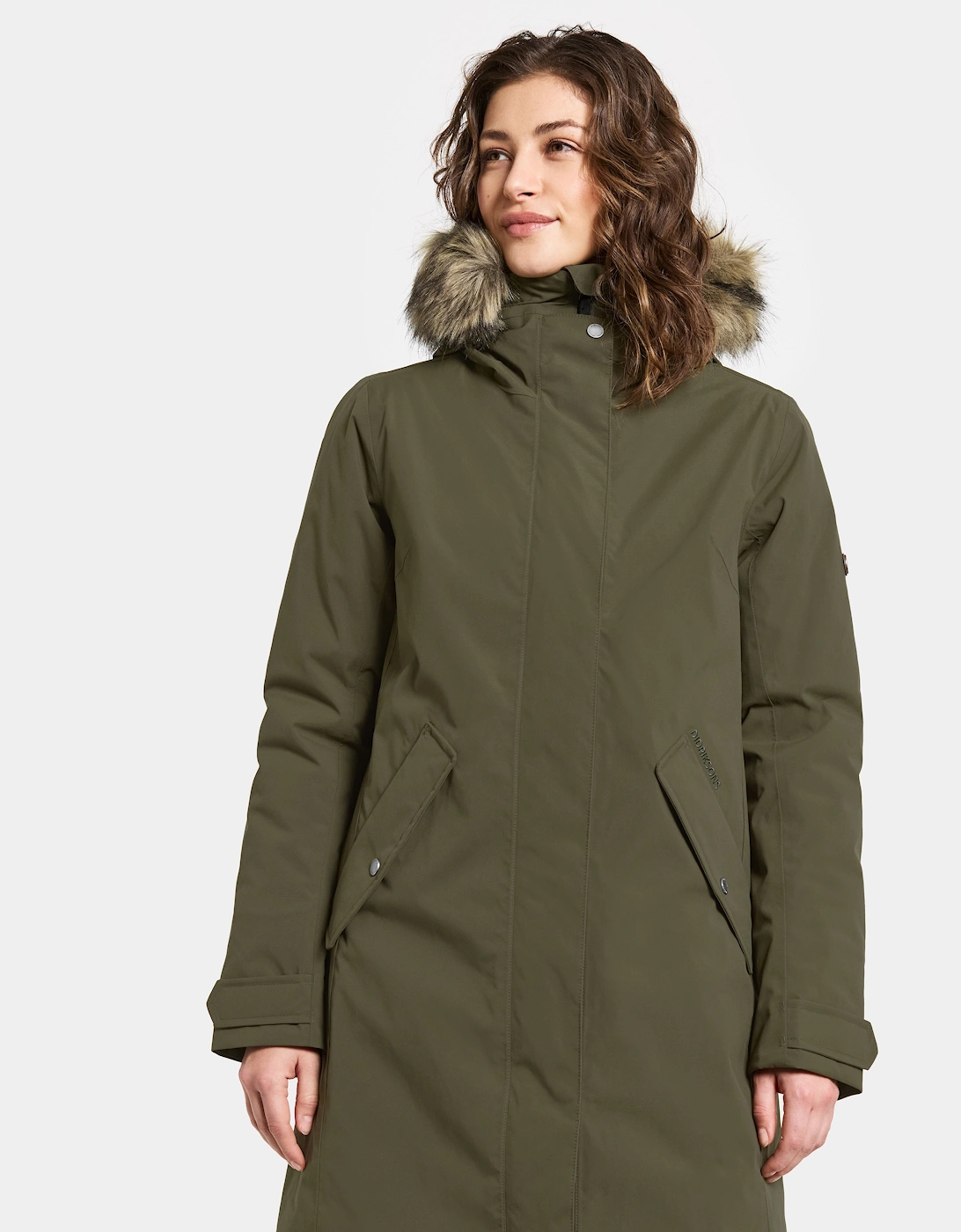 Erna Womens Parka - Deep Green 300, 2 of 1