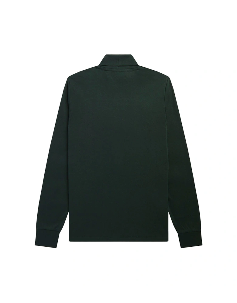 Night Green Roll Neck Long Sleeve T-Shirt