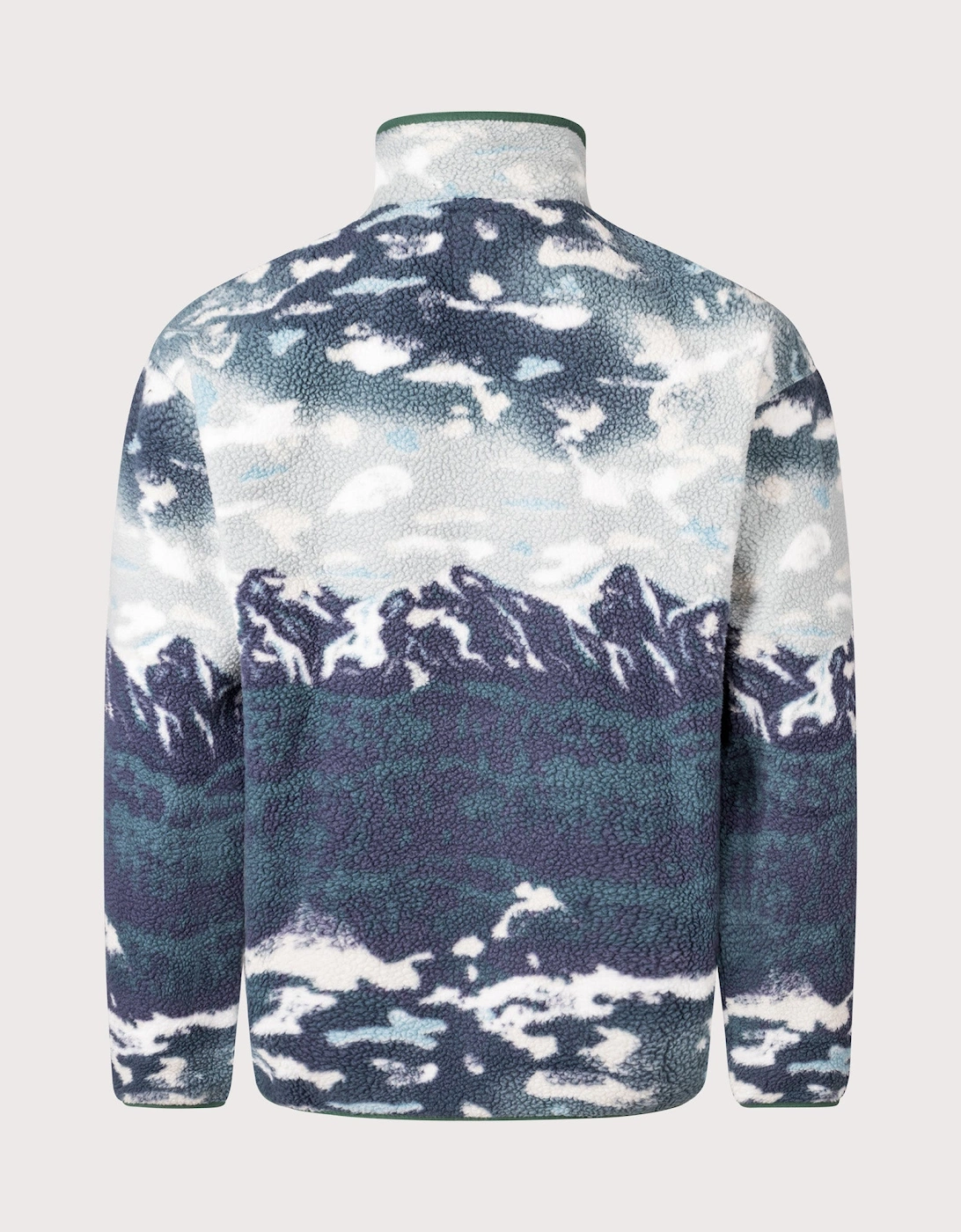 Helvetia II Printed Half Snap Fleece Sweatshirt