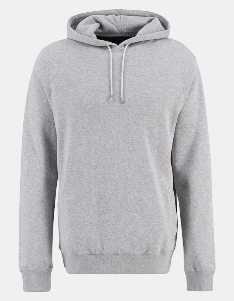 Beckhill Mens Over The Head Hoodie - Grey Marl