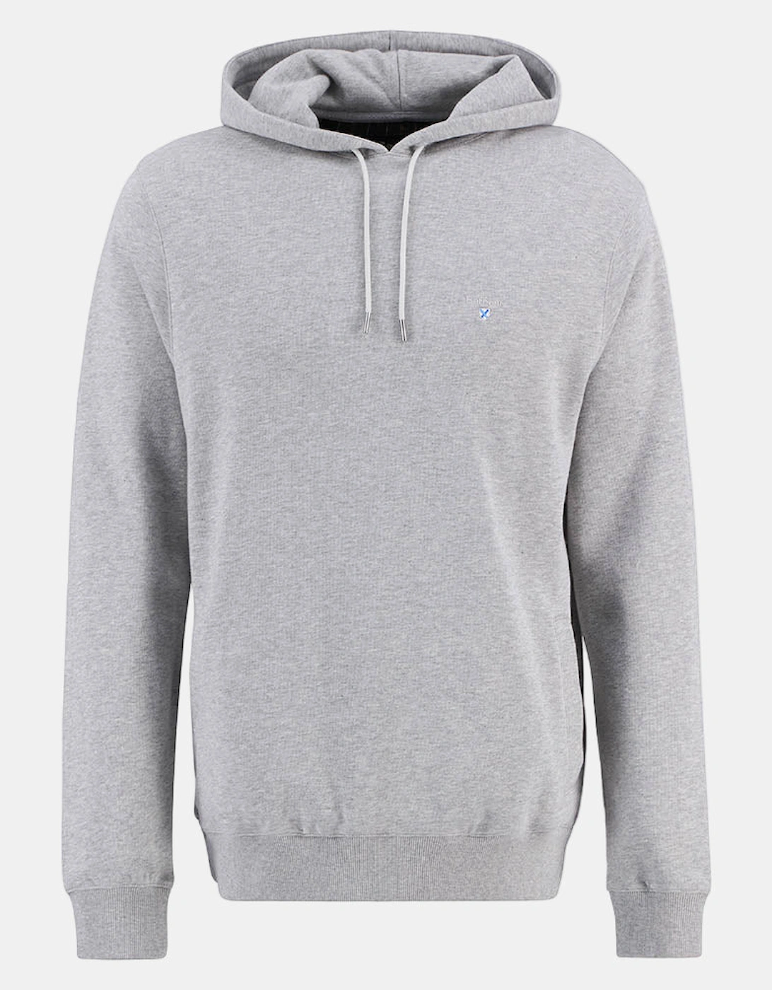 Beckhill Mens Over The Head Hoodie - Grey Marl, 2 of 1