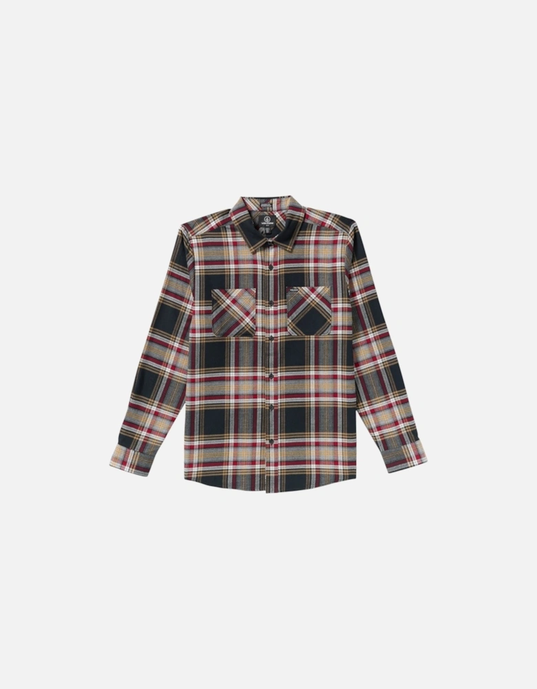 Netastone Flannel Shirt - Antique Black