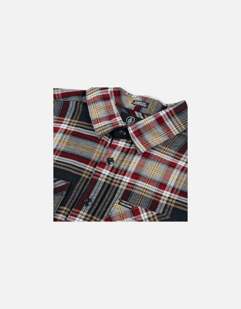 Netastone Flannel Shirt - Antique Black