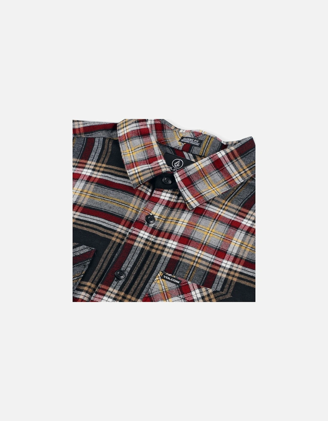 Netastone Flannel Shirt - Antique Black