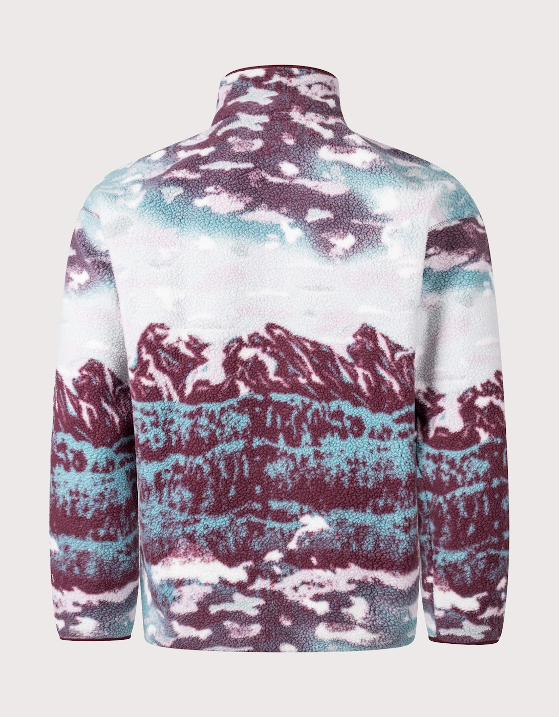 Helvetia II Printed Half Snap Fleece Sweatshirt