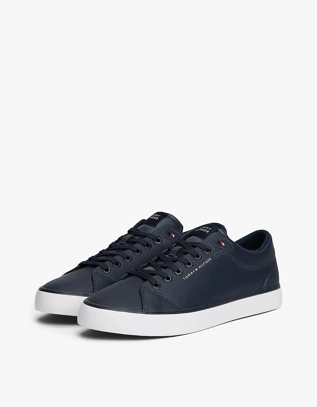 TH Core Low-Top Mens Vulcanised Leather Trainers - Desert Sky, 2 of 1