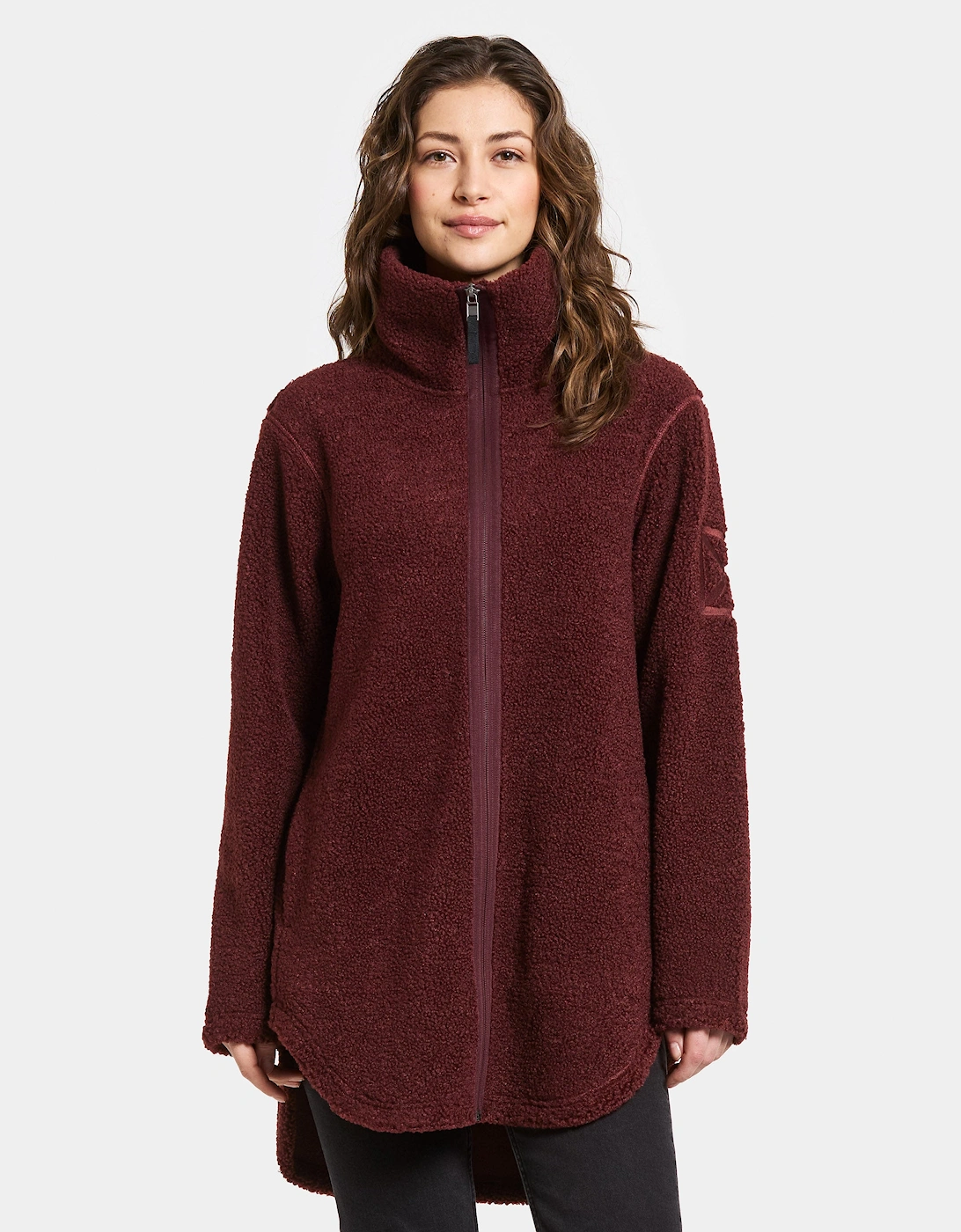 Umi 3 Womens Full Zip Fleece - Old rust 147, 2 of 1