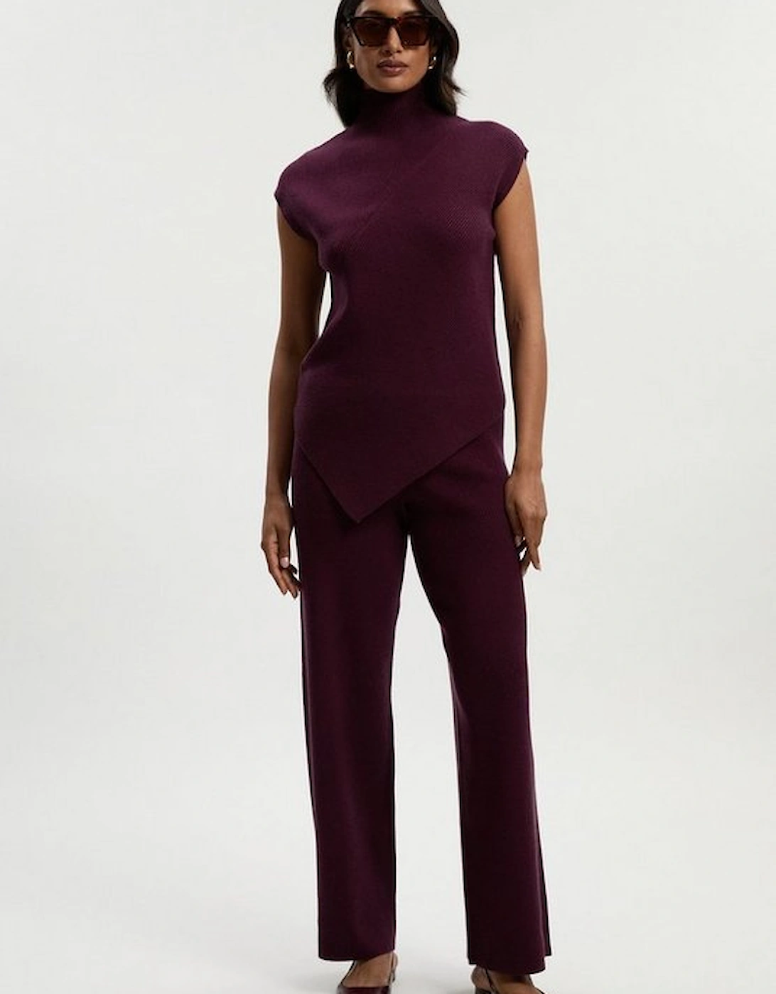 Relaxed Rib Knitted Trouser, 2 of 1