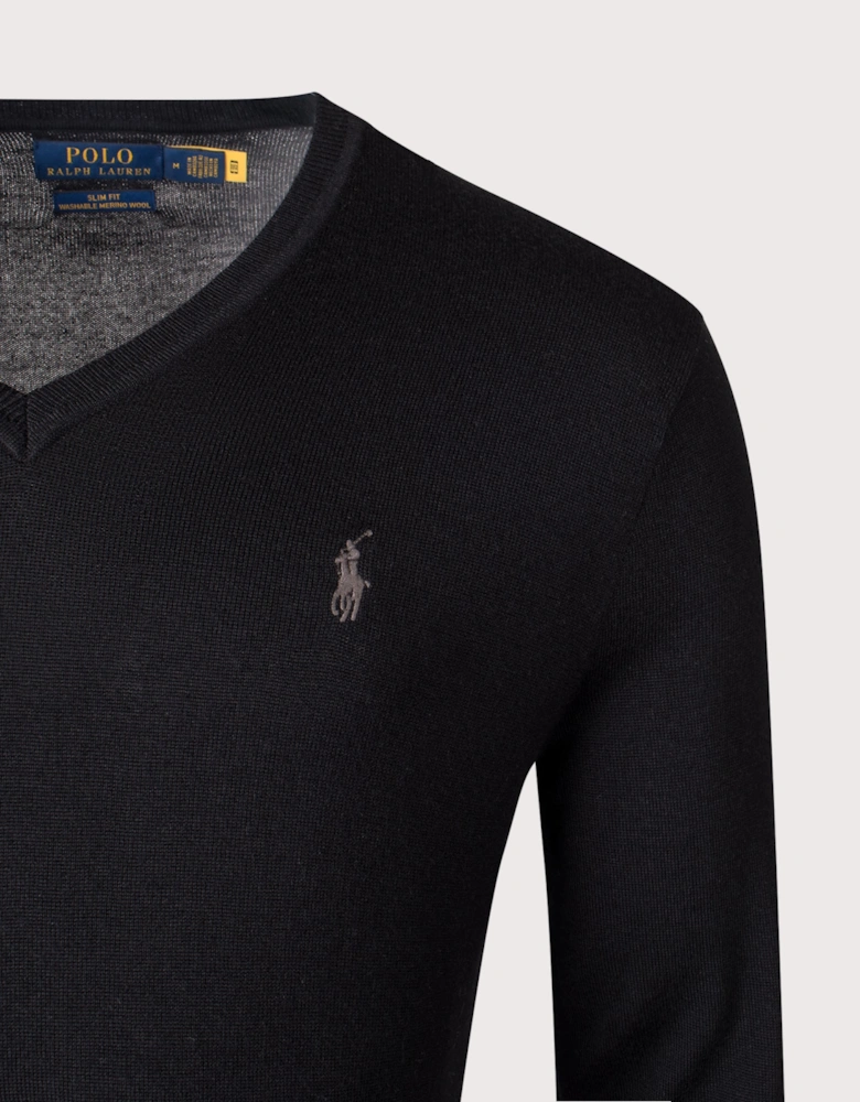 Slim Fit Wool Sweatshirt
