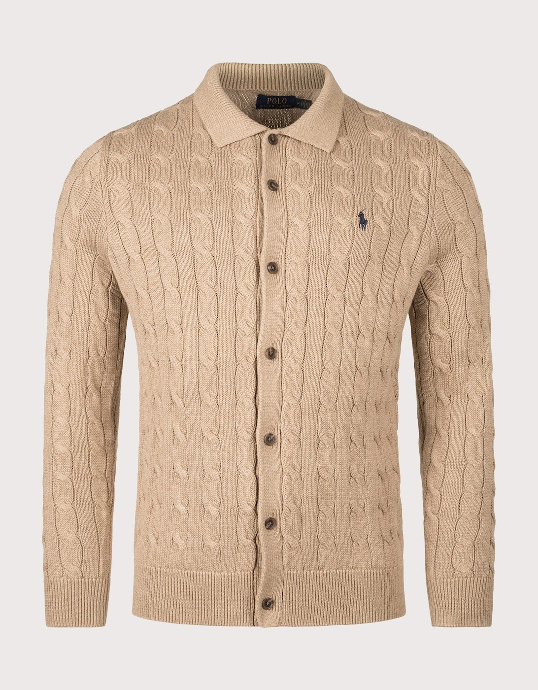 Cable Knit Cotton Cardigan, 4 of 3