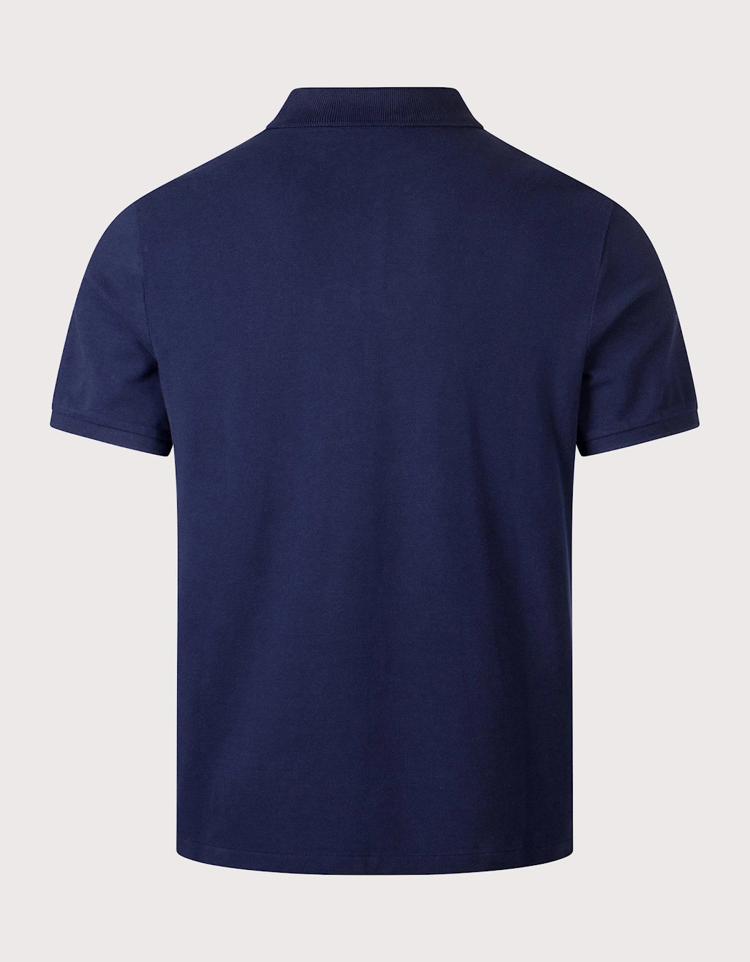 Classic Fit Leather-Pony Mesh Polo Shirt