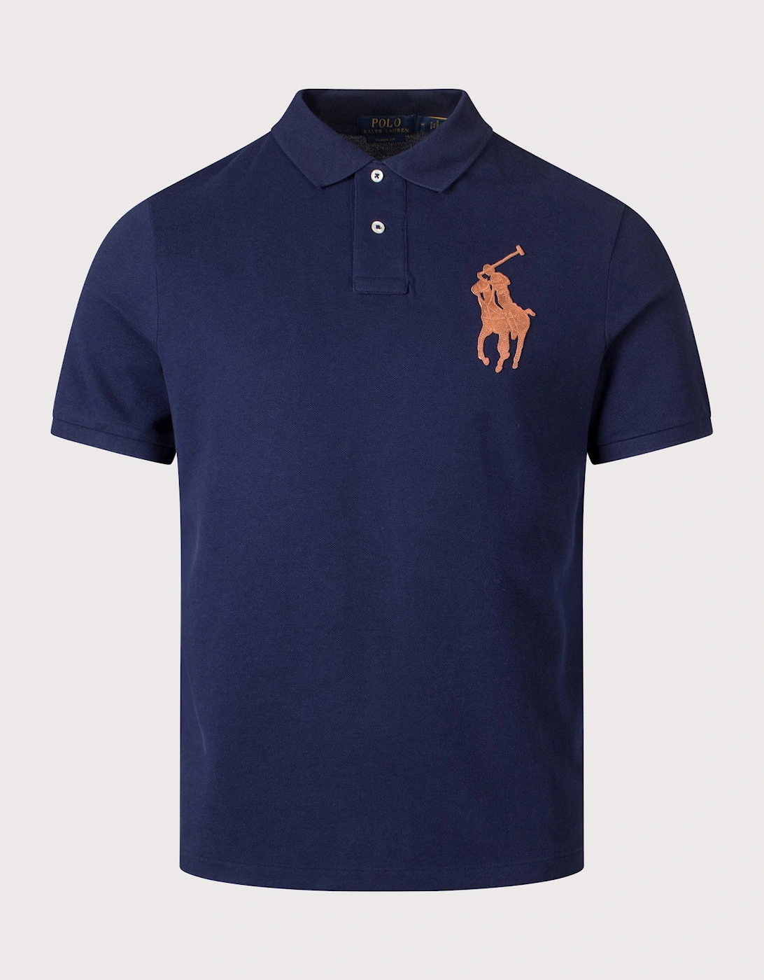 Classic Fit Leather-Pony Mesh Polo Shirt, 4 of 3