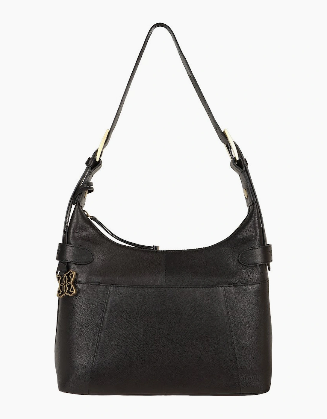 Lakeland Leather Women's Black Newby Hobo Bag - Size: One Size
