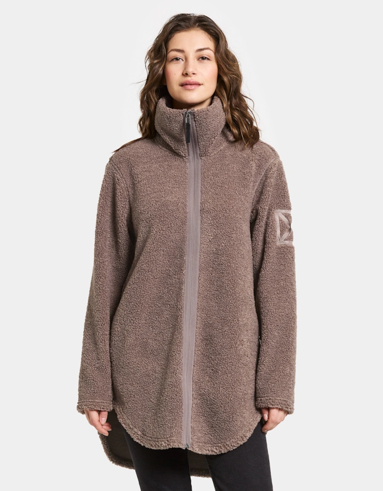 Umi 3 Womens Full Zip Fleece - Bark F03