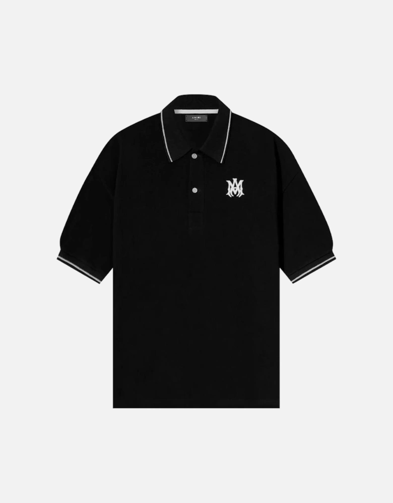MA Logo Polo in Black