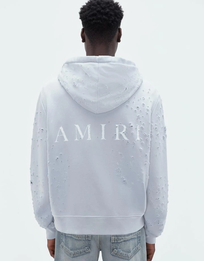 Washed MA Shotgun Hoodie in Grey Dawn